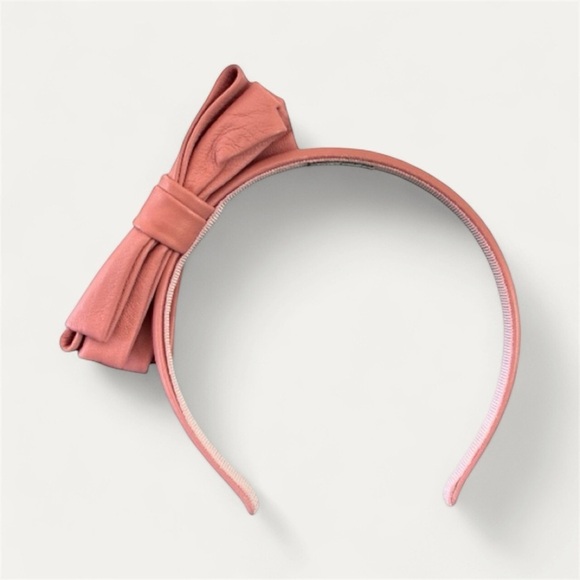 VALENTINO calf leather Pink Headband main image 4
